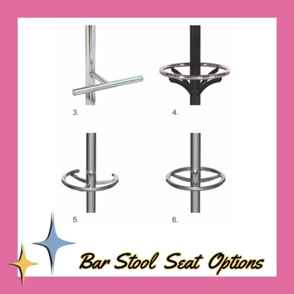 Diner Specials Bar Stool Fotrest Option