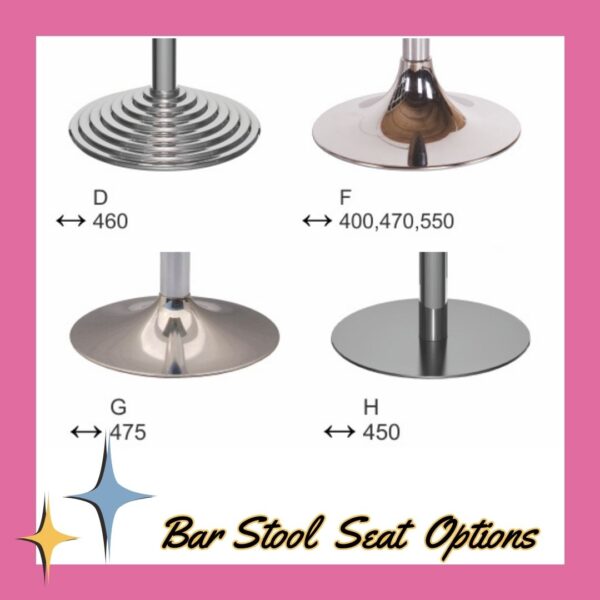 Diner Specials Bar Stool Base Option