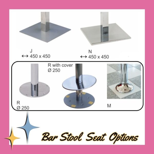 Diner Specials Bar Stool Base Option