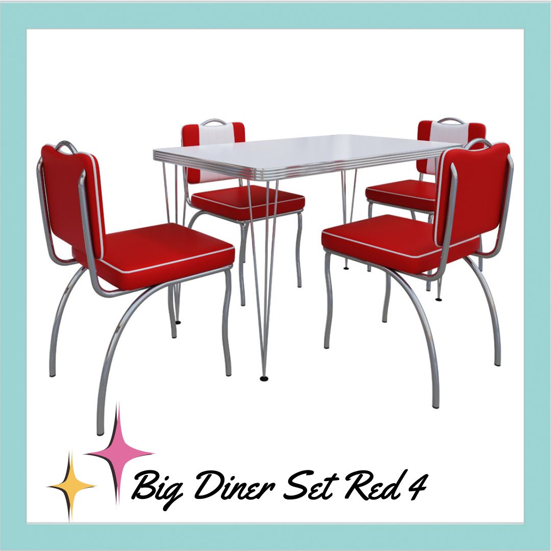 Big Diner Set Red 4