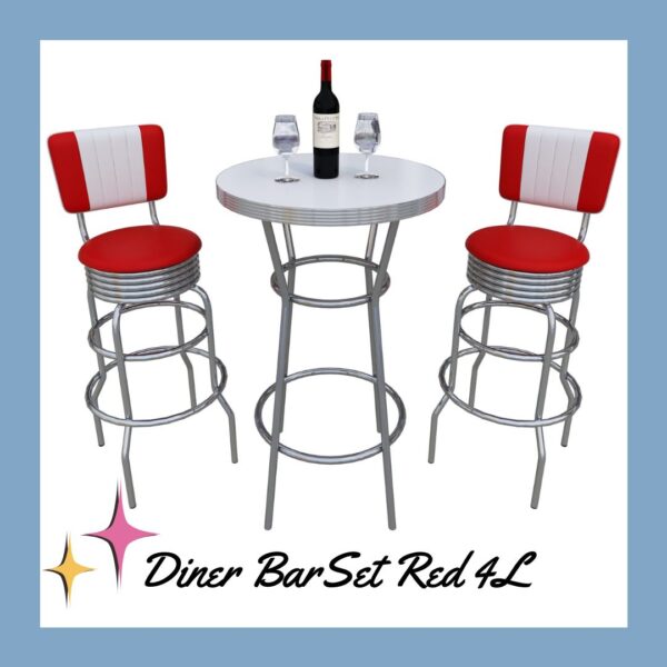 Diner Bar Set Red 4L