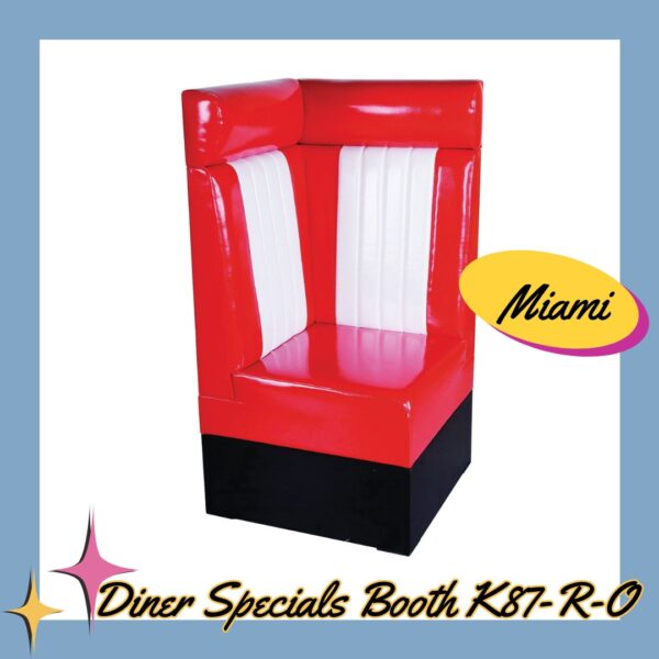 Diner Specials Booths K87-R-O Miami