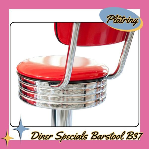Diner Specials Barstool B37 Round Plåtring