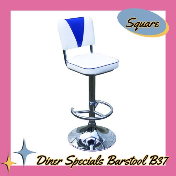 Diner Specials Barstool B37 Square Boston