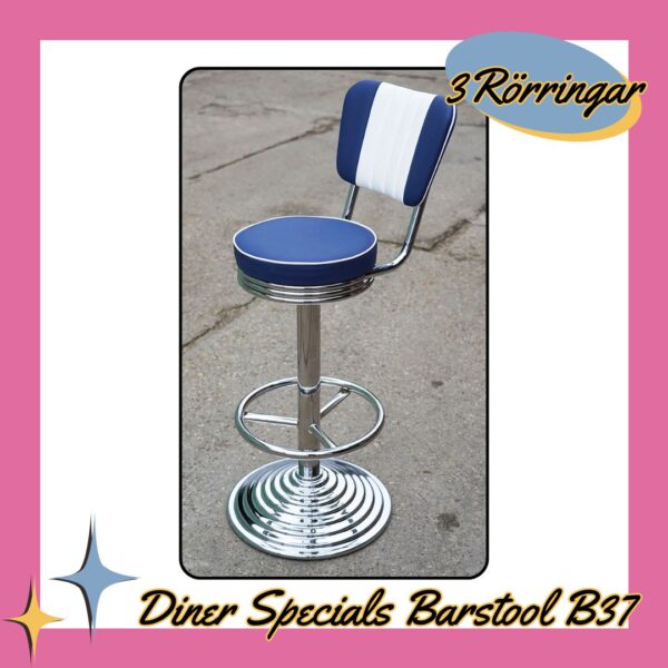 Diner Specials Barstool B37 Round Rörringar
