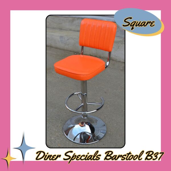 Diner Specials Barstool B37 Square 2B