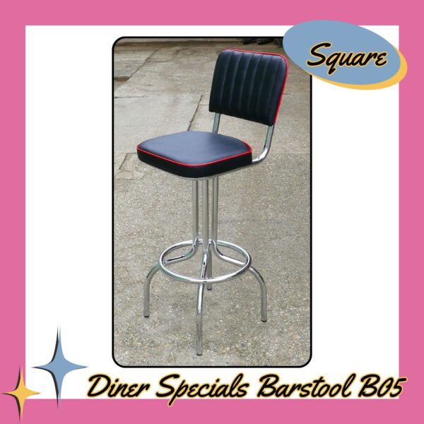 Diner Specials Barstool B05 Square 2B