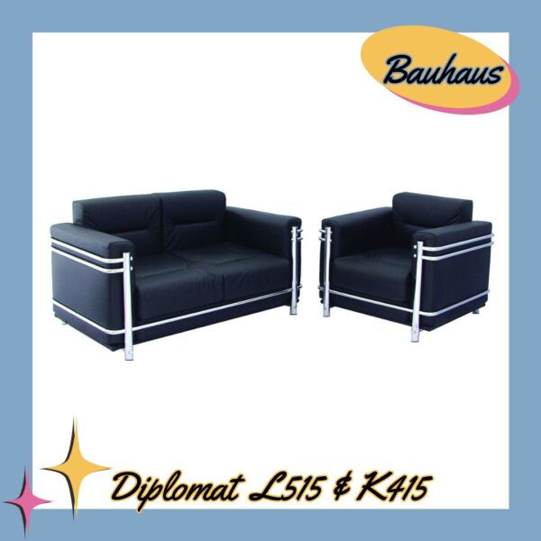Bauhaus Diplomat L515 & K415 Soffa