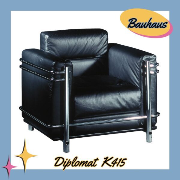 Bauhaus Diplomat K415 Fåtölj