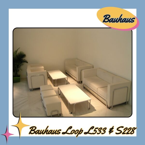 Bauhaus Loop L533 Soffa & S228 Soffbord Ref