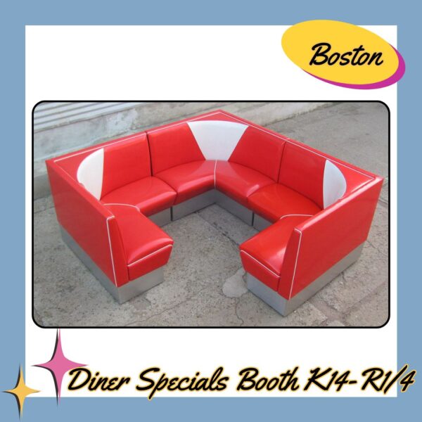 Diner Specials Corner Booth K14-R1/4 Boston