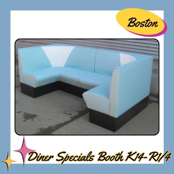 Diner Specials Corner Booth K14-R1/4 Boston