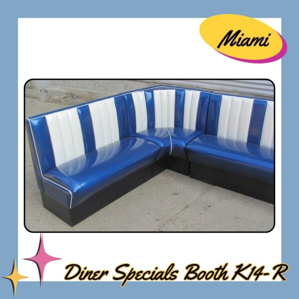 Diner Specials Corner Booth K14-R Miami