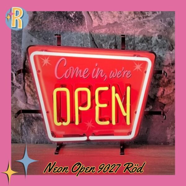 Neon Open Röd 9027
