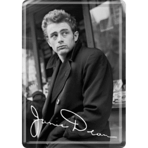 Vykort Plåt 10x14cm James Dean