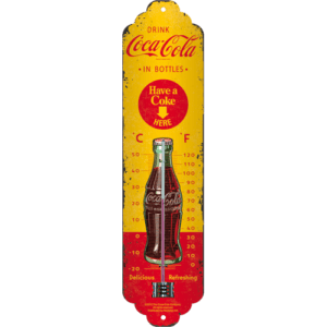 Termometer Coca-Cola In Bottles yellow