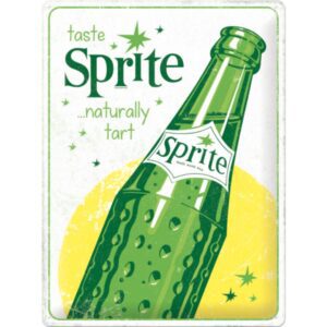 Plåtskylt 30x40cm Taste Sprite
