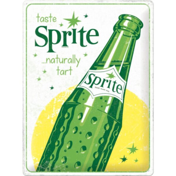 Plåtskylt 30x40cm Taste Sprite 23305