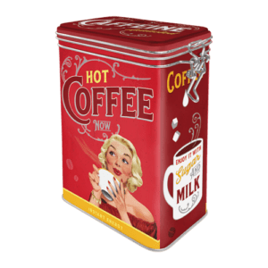 Kaffeburk Plåt Hot Coffee