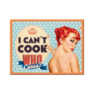 Kylskåpsmagnet I can´t cook