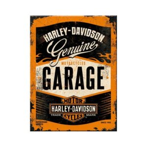 Kylskåpsmagnet Harley-Davidson Garage